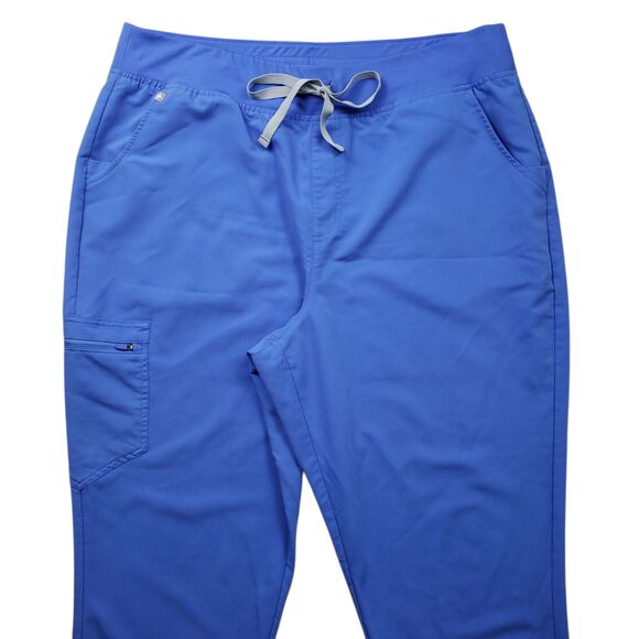 Figs High Waisted Zamora Jogger Scrub Cargo Pants Womens XXL/T Blue PO# 2771 - Picture 2 of 8
